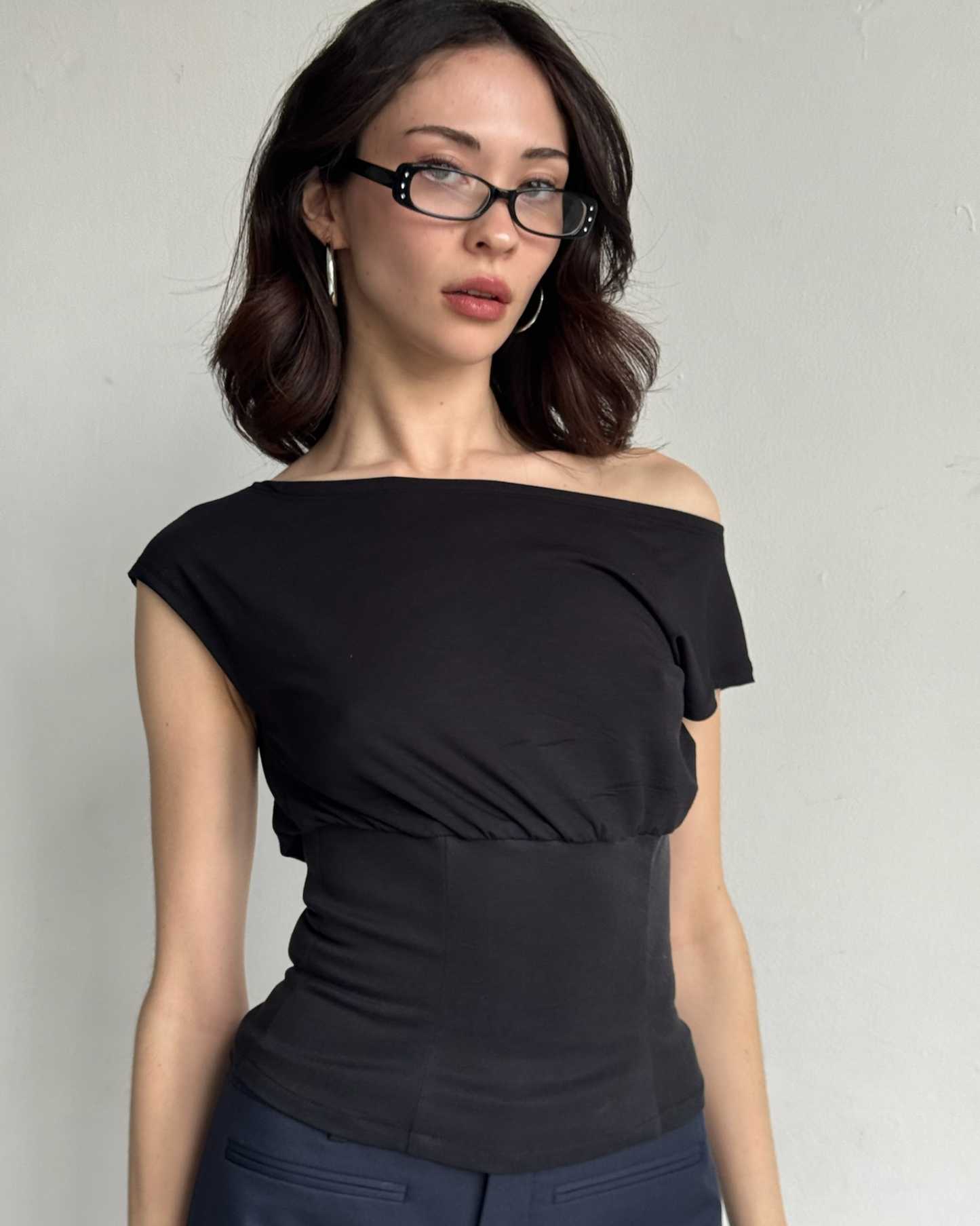 Dahlia Boatneck Black