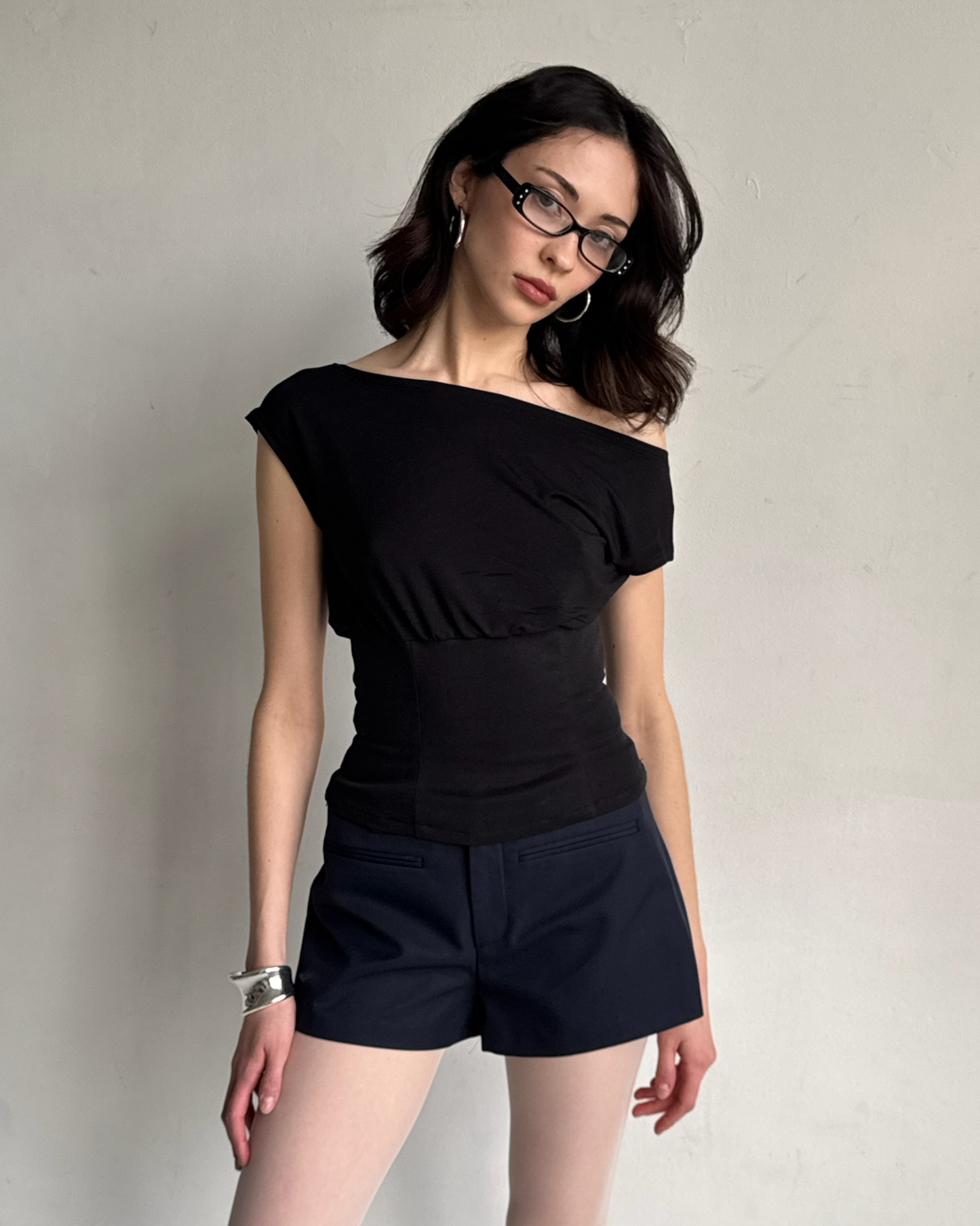 Dahlia Boatneck Black