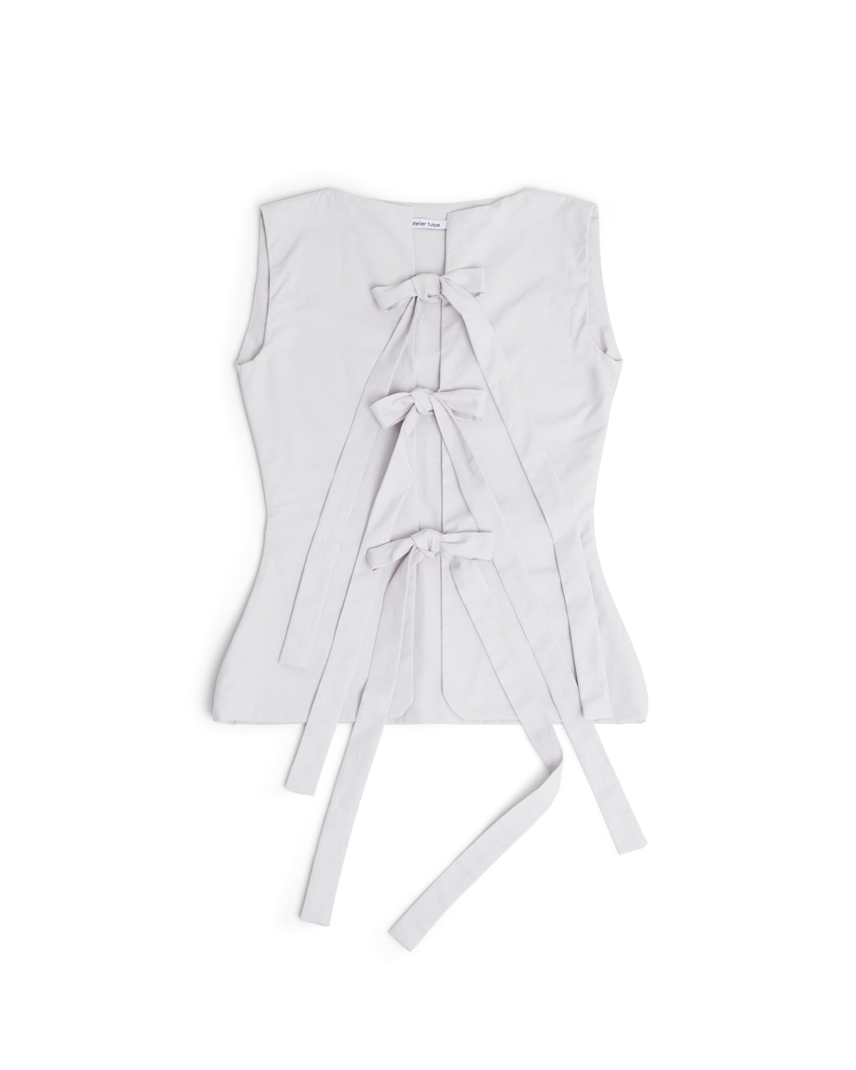 PRE-ORDER Bowtie Vest Soft Grey