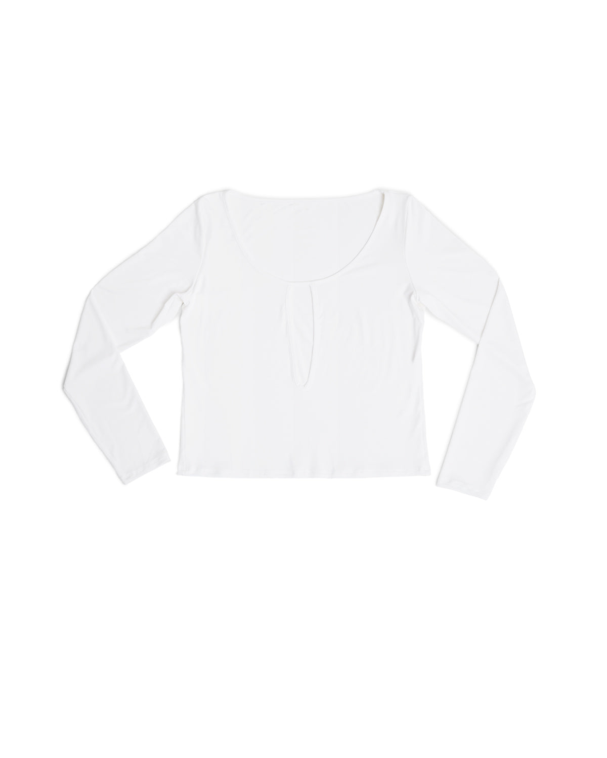 Keyhole Longsleeve Ivory