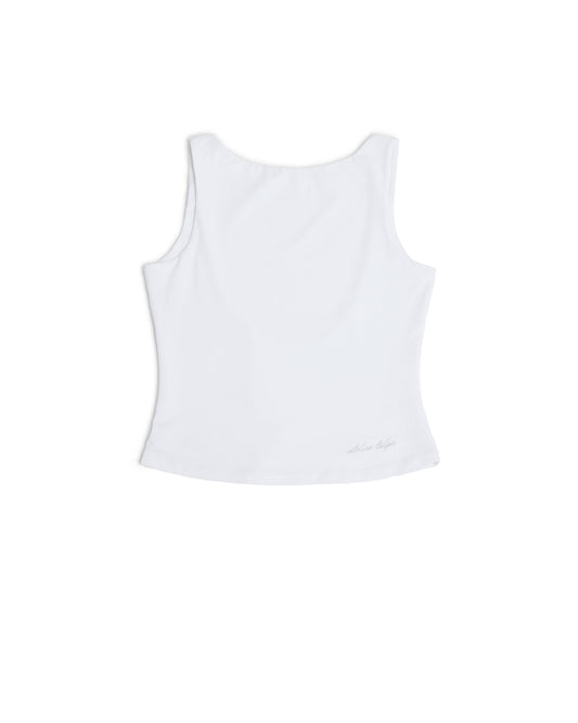 Scoop Tank White