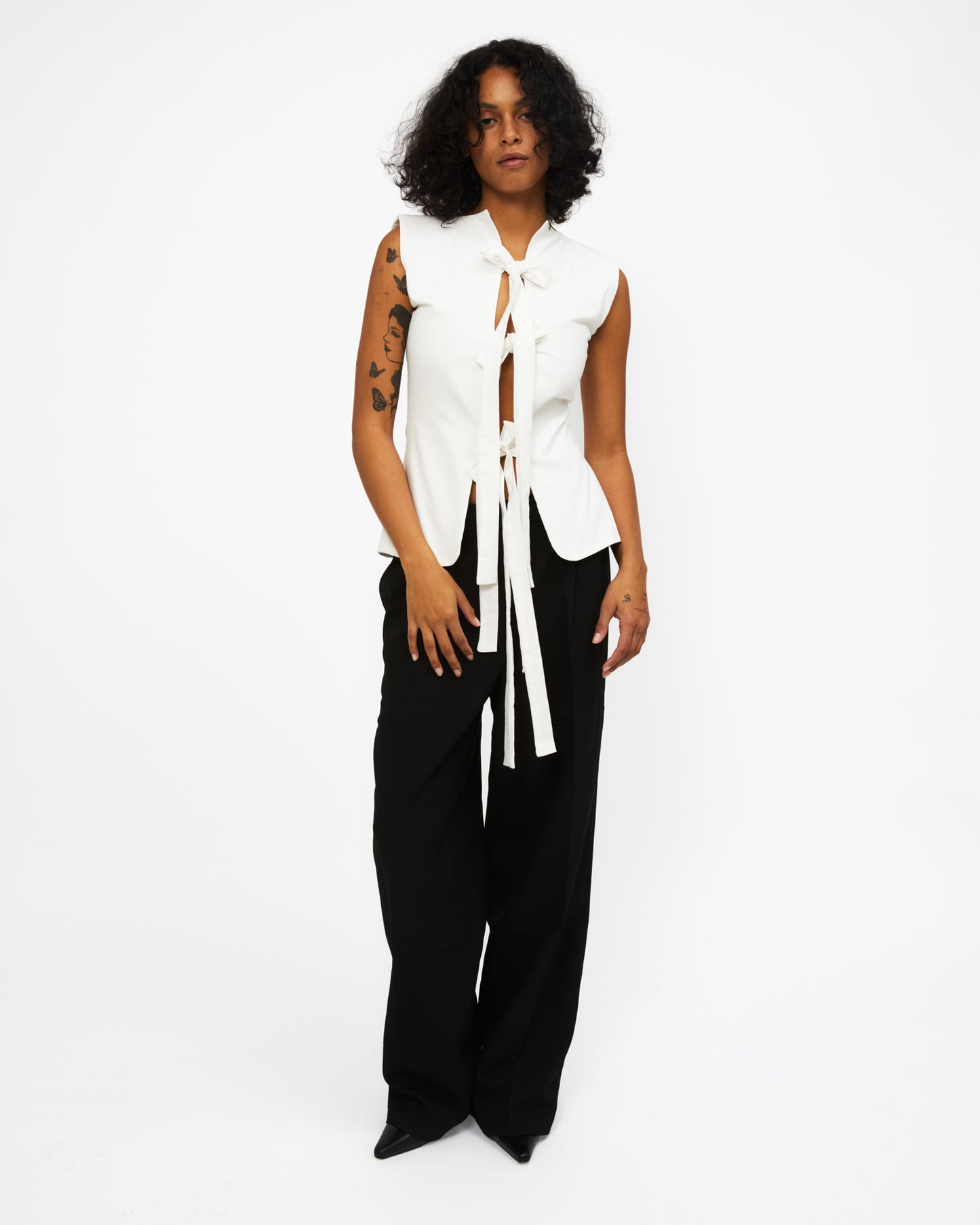 PRE-ORDER Bowtie Vest White
