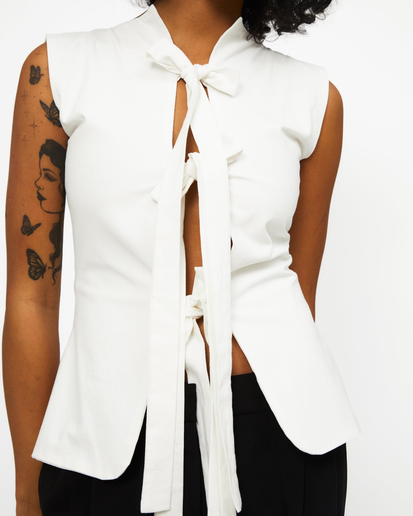 PRE-ORDER Bowtie Vest White