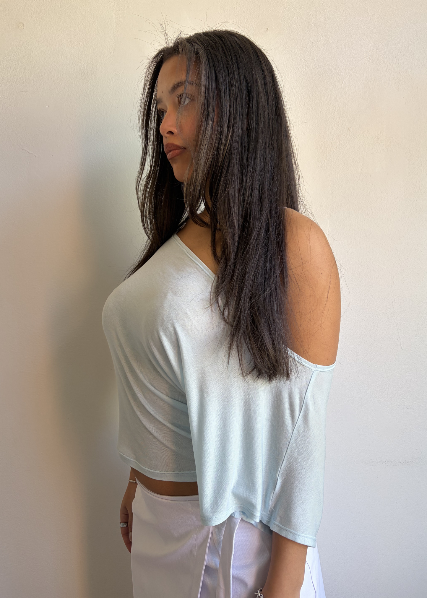 Billow Top Celeste Blue