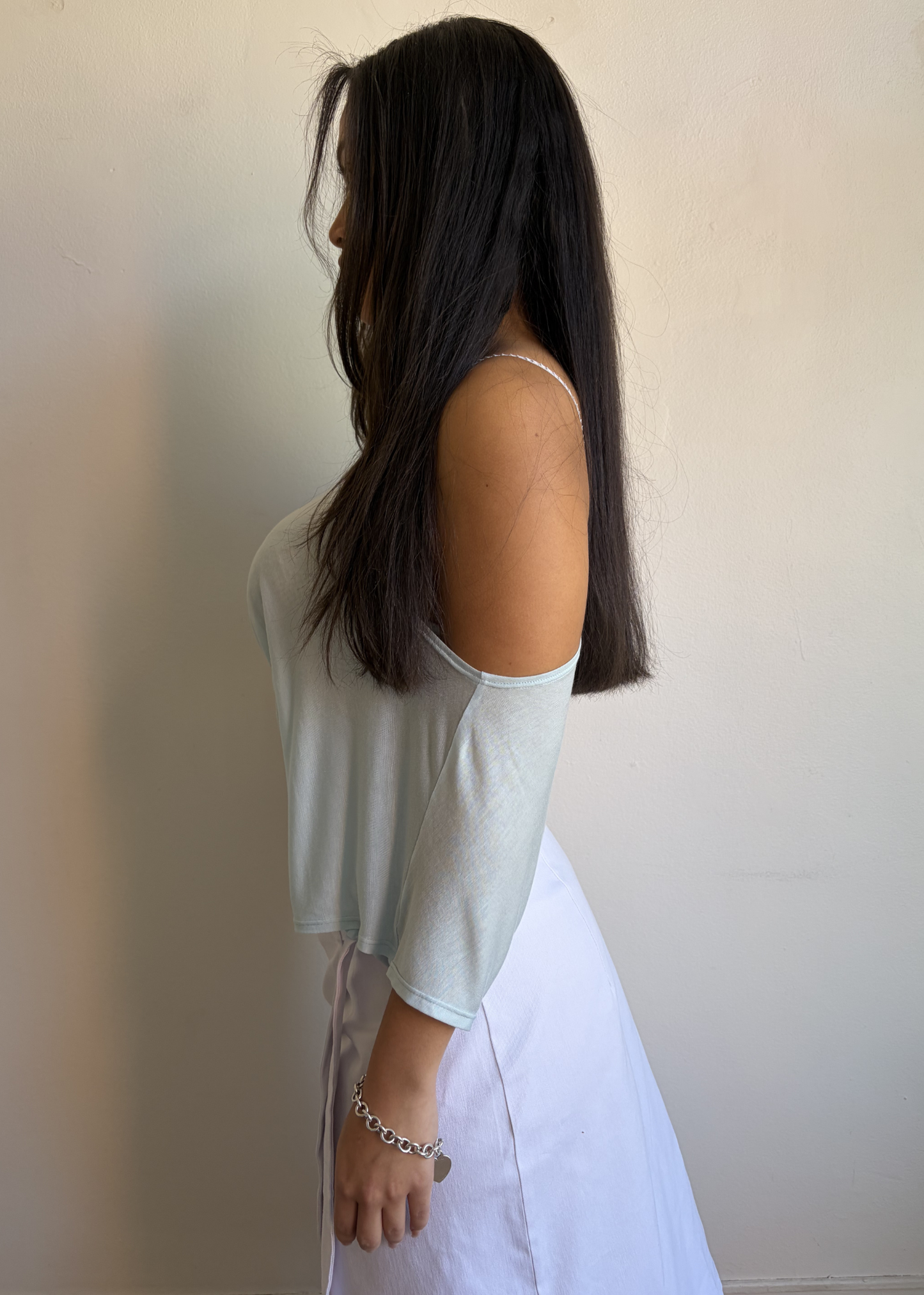 Billow Top Celeste Blue