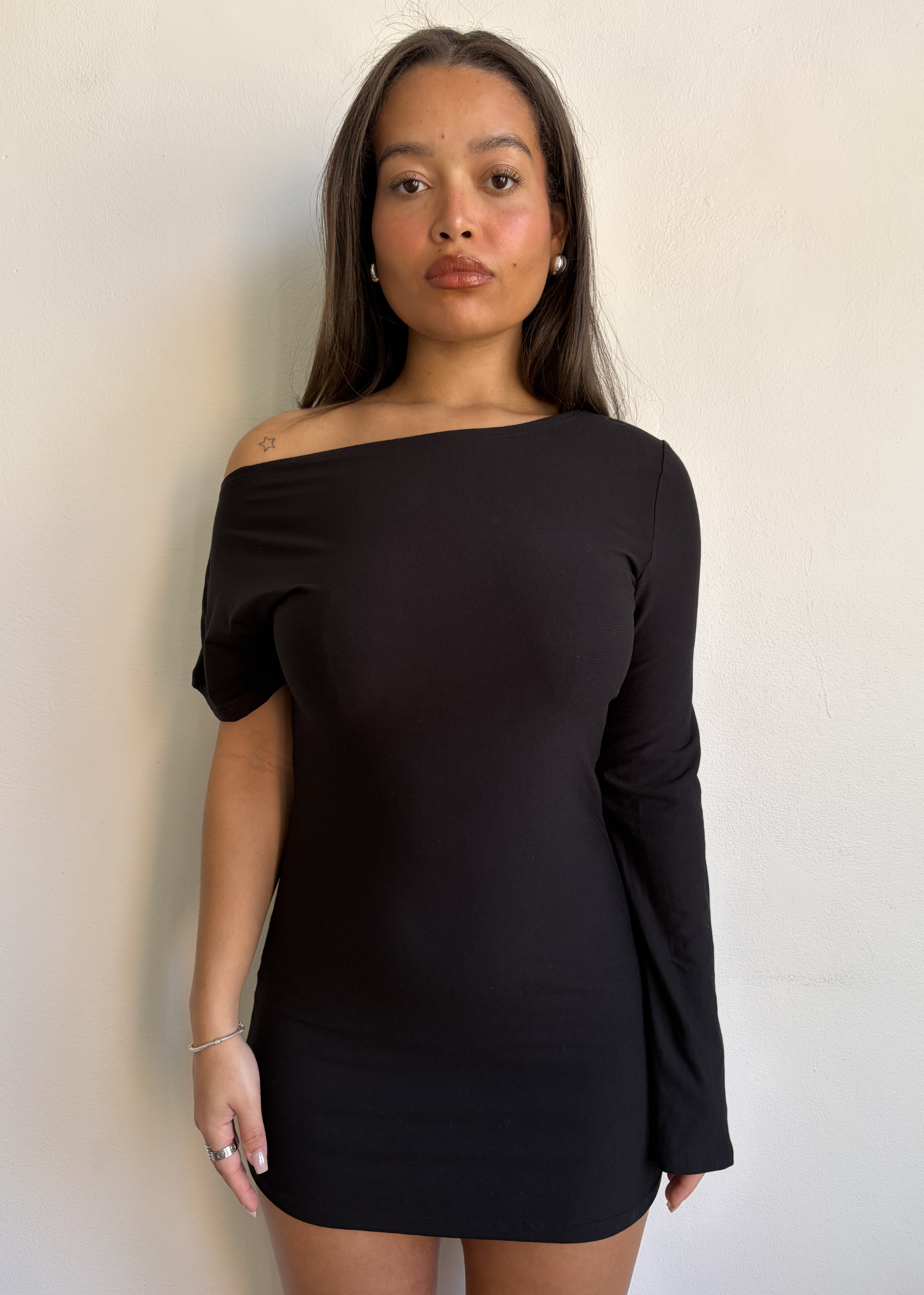 Tilt Dress Black Atelier Tulpe Tilt Dress Black Atelier Tulpe