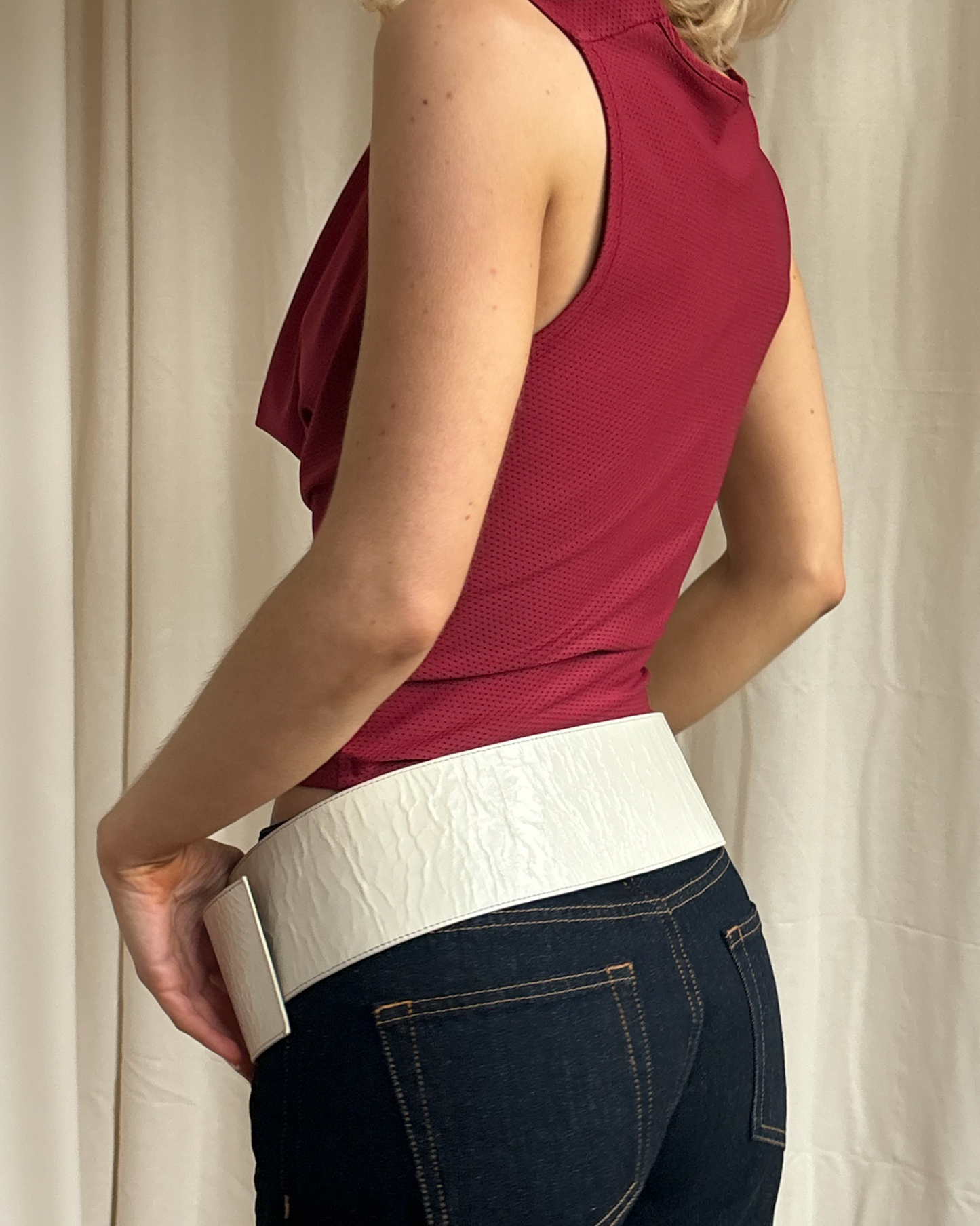 Reversible Cowl Neck Tank Ruby