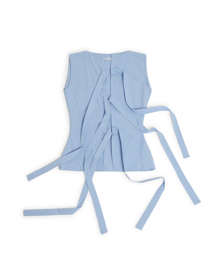Bowtie Vest Blue Pin
