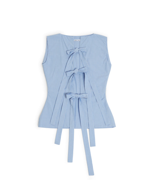 Bowtie Vest Blue Pin