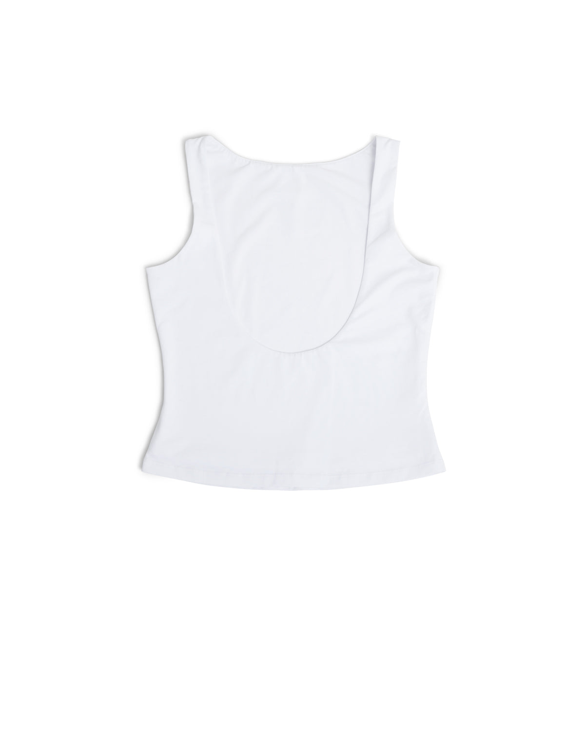 Scoop Tank White